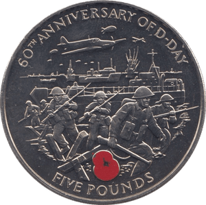 2004 FIVE POUNDS GUERNSEY - WORLD COINS - Cambridgeshire Coins