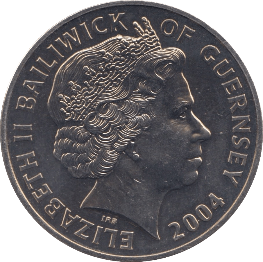 2004 FIVE POUNDS GUERNSEY - WORLD COINS - Cambridgeshire Coins