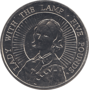 2004 FIVE POUNDS LADY WITH THE LAMP - £5 BU - Cambridgeshire Coins