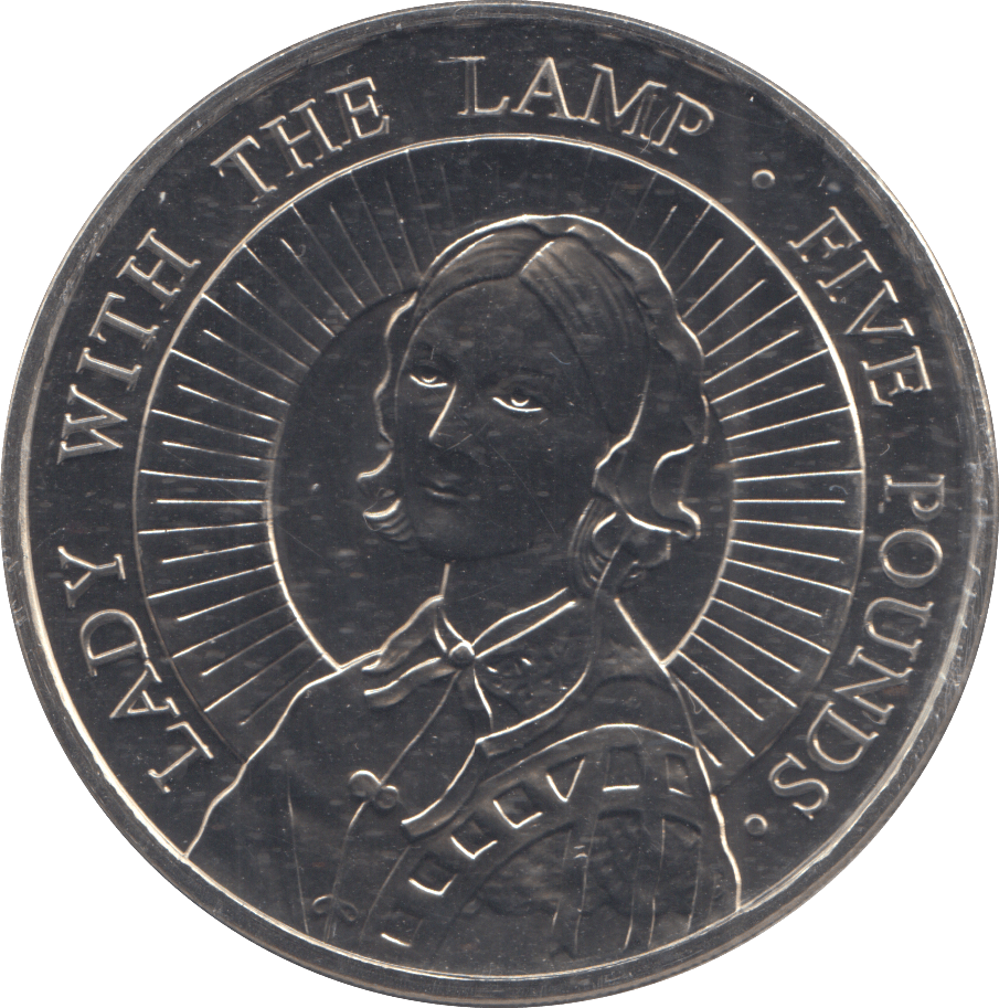 2004 FIVE POUNDS LADY WITH THE LAMP - £5 BU - Cambridgeshire Coins
