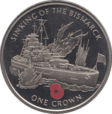 2004 GIBRALTAR ONE CROWN F521 - WORLD COINS - Cambridgeshire Coins