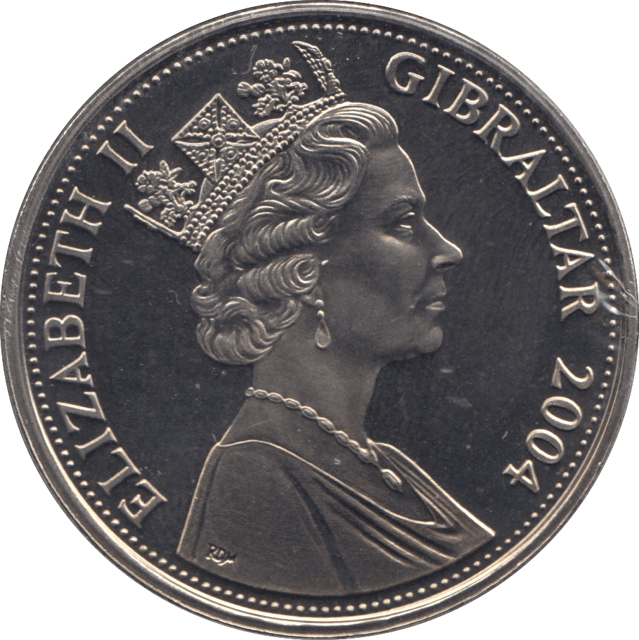 2004 GIBRALTAR ONE CROWN F521 - WORLD COINS - Cambridgeshire Coins
