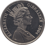 2004 GIBRALTAR ONE CROWN F521 - WORLD COINS - Cambridgeshire Coins