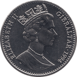 2004 GIBRALTAR ONE CROWN F530 - WORLD COINS - Cambridgeshire Coins