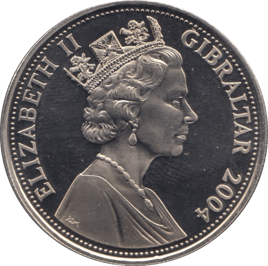 2004 GIBRALTAR ONE CROWN F556 - WORLD COINS - Cambridgeshire Coins