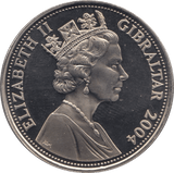 2004 GIBRALTAR ONE CROWN F556 - WORLD COINS - Cambridgeshire Coins
