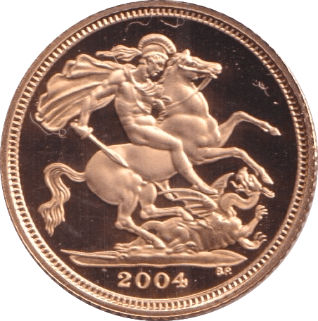 2004 GOLD HALF SOVEREIGN ( PROOF ) - HALF SOVEREIGN - Cambridgeshire Coins