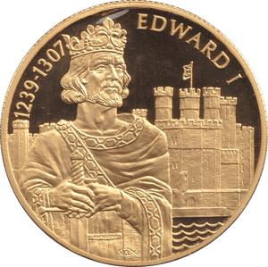 2004 GOLD PLATED 2 DOLLAR EAST CARIBBEAN STATES EDWARD I - WORLD COINS - Cambridgeshire Coins