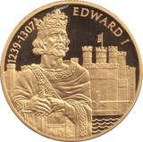2004 GOLD PLATED 2 DOLLAR EAST CARIBBEAN STATES EDWARD I - WORLD COINS - Cambridgeshire Coins
