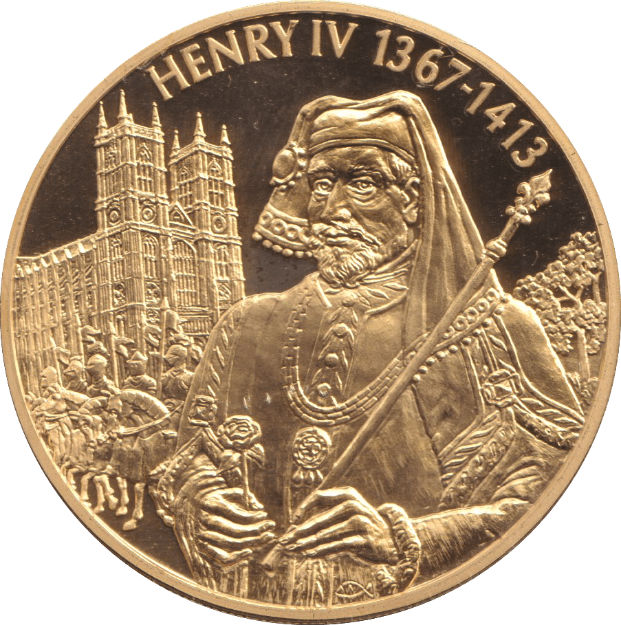2004 GOLD PLATED 2 DOLLAR EAST CARIBBEAN STATES HENRY IV - WORLD COINS - Cambridgeshire Coins