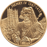 2004 GOLD PLATED 2 DOLLAR EAST CARIBBEAN STATES HENRY IV - WORLD COINS - Cambridgeshire Coins
