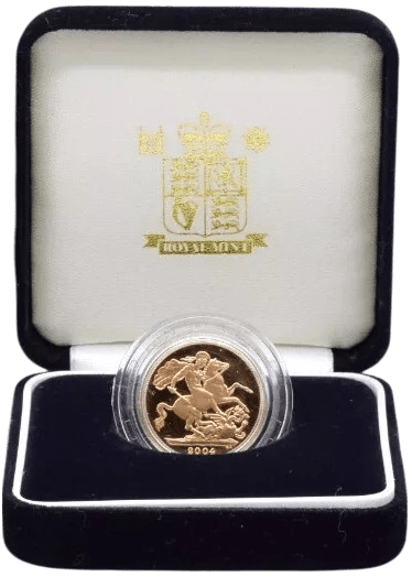 2004 GOLD PROOF SOVEREIGN BOXED - GOLD PROOF SOVEREIGNS - Cambridgeshire Coins