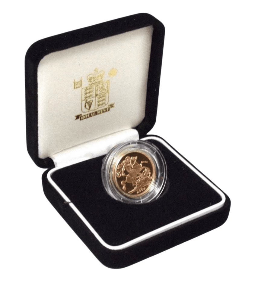 2004 GOLD PROOF SOVEREIGN BOXED - GOLD PROOF SOVEREIGNS - Cambridgeshire Coins