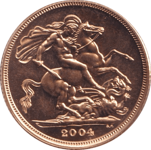 2004 GOLD SOVEREIGN ( BU ) 2 - SOVEREIGN - Cambridgeshire Coins