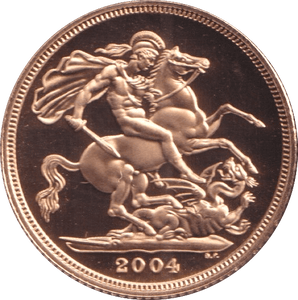 2004 GOLD SOVEREIGN ( PROOF ) - SOVEREIGN - Cambridgeshire Coins