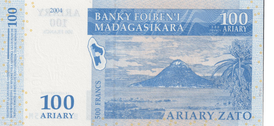 2004 MADAGASCAR 100 ARIARY BANKNOTE REF-1722 - WORLD BANKNOTES - Cambridgeshire Coins