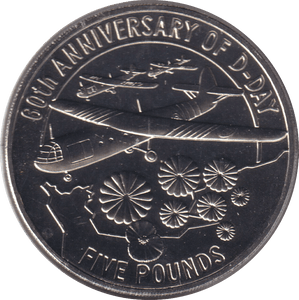 2004 ONE CROWN 60TH ANNIVERSARY OF D - DAY BU) - CROWN - Cambridgeshire Coins