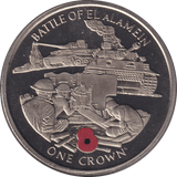 2004 ONE CROWN BATTLE OF EL ALAMEIN (BU) - CROWN - Cambridgeshire Coins