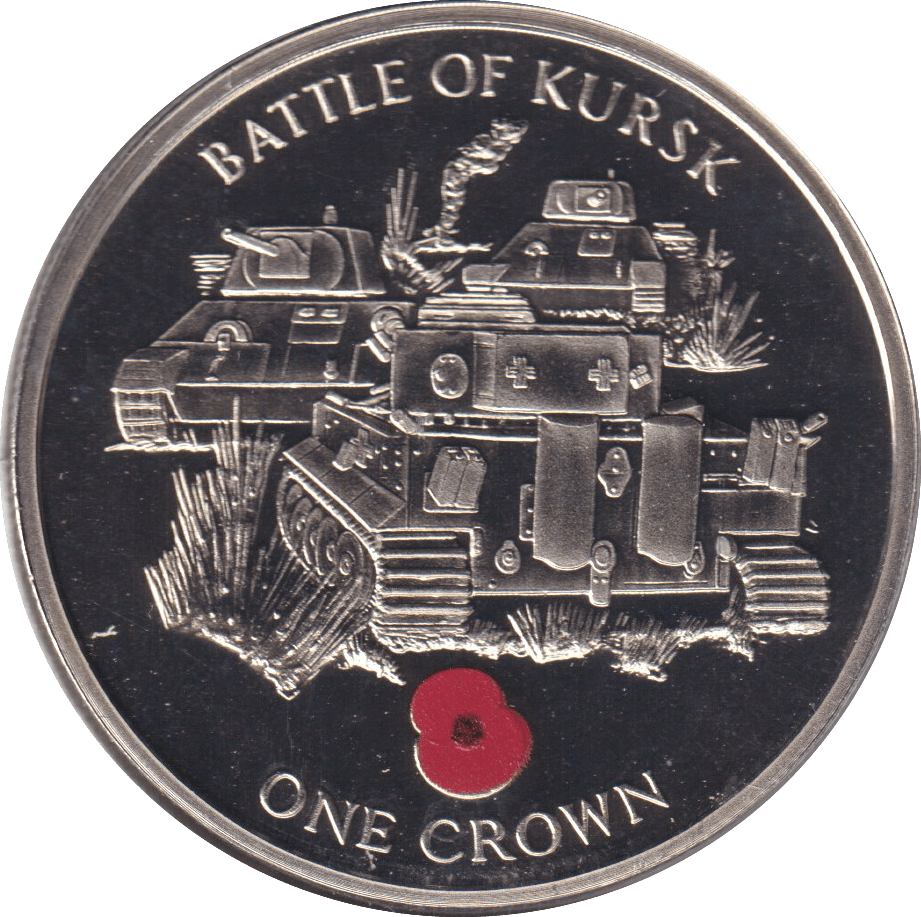 2004 ONE CROWN BATTLE OF KURSK (BU) - CROWN - Cambridgeshire Coins