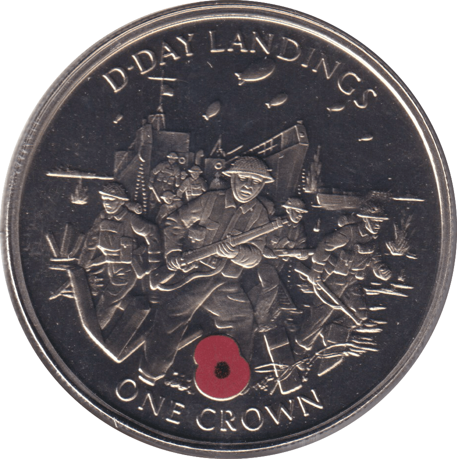 2004 ONE CROWN D - DAY LANDING (BU) - CROWN - Cambridgeshire Coins