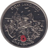 2004 ONE CROWN D - DAY LANDING (BU) - CROWN - Cambridgeshire Coins
