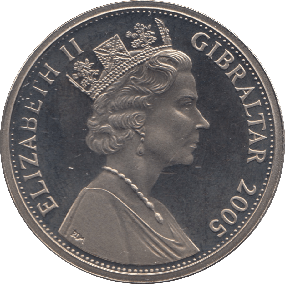 2004 ONE CROWN GIBRALTAR F540 - WORLD COINS - Cambridgeshire Coins