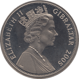 2004 ONE CROWN GIBRALTAR F540 - WORLD COINS - Cambridgeshire Coins