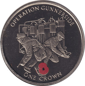 2004 ONE CROWN OPERATION GUNNERSIDE (BU) - CROWN - Cambridgeshire Coins