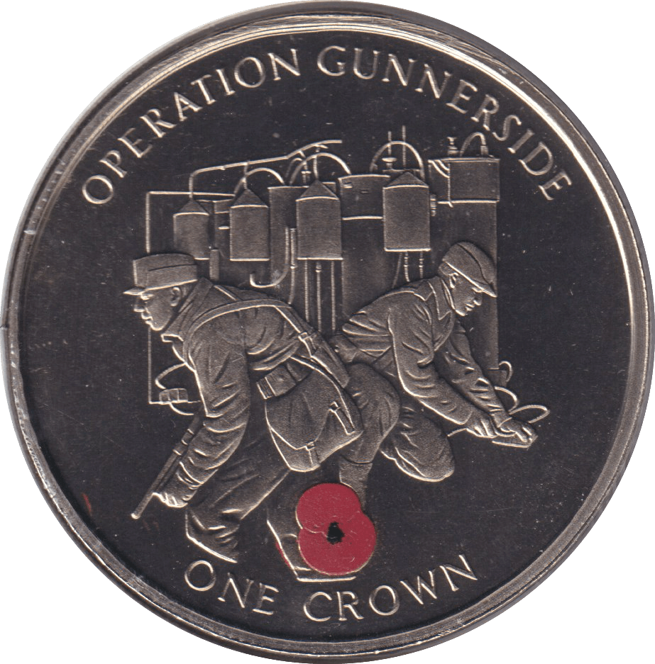 2004 ONE CROWN OPERATION GUNNERSIDE (BU) - CROWN - Cambridgeshire Coins