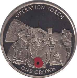 2004 ONE CROWN OPERATION TORCH (BU) - CROWN - Cambridgeshire Coins