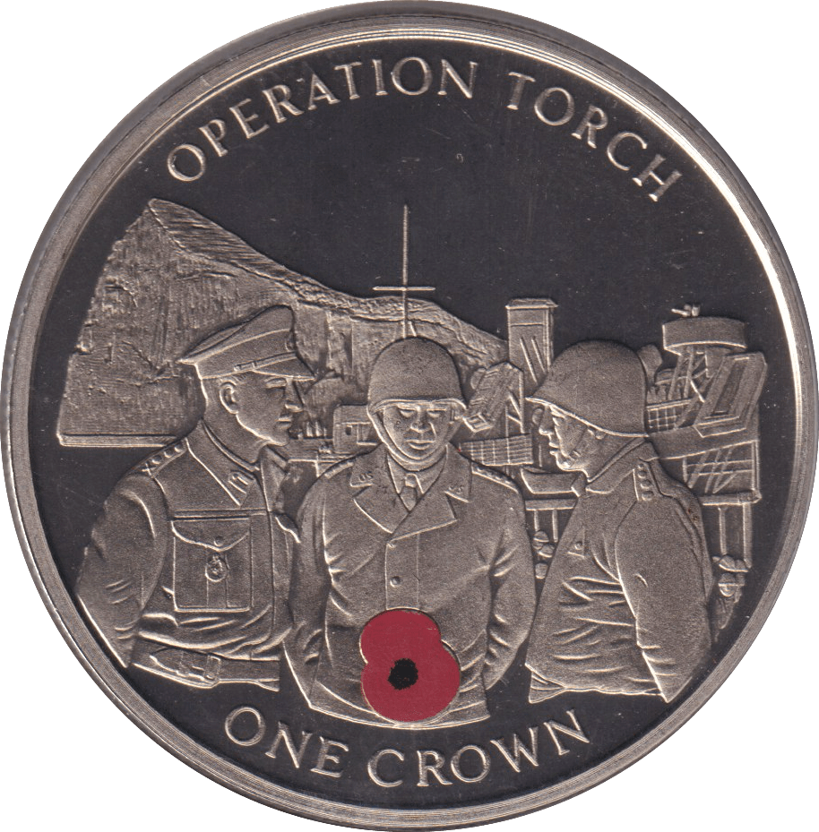 2004 ONE CROWN OPERATION TORCH (BU) - CROWN - Cambridgeshire Coins