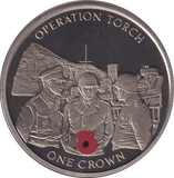 2004 ONE CROWN OPERATION TORCH (BU) - CROWN - Cambridgeshire Coins