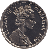 2004 ONE CROWN OPERATION TORCH (BU) - CROWN - Cambridgeshire Coins