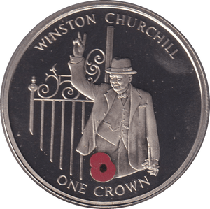 2004 ONE CROWN WINSTON CHURCHILL (BU) - CROWN - Cambridgeshire Coins
