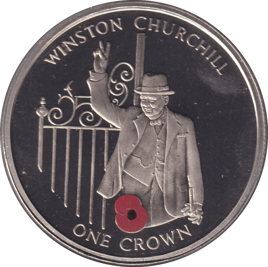 2004 ONE CROWN WINSTON CHURCHILL (BU) - CROWN - Cambridgeshire Coins