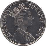 2004 ONE CROWN - WORLD COINS - Cambridgeshire Coins