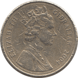 2004 ONE POUND GIBRALTAR - WORLD COINS - Cambridgeshire Coins