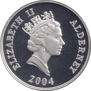 2004 PROOF SILVER FIVE POUNDS- HMS REVENGE - Silver Proof - Cambridgeshire Coins