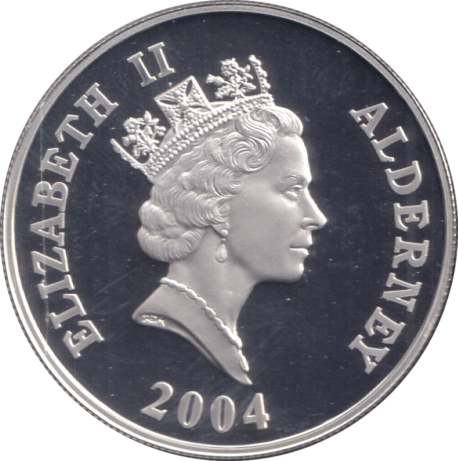 2004 PROOF SILVER FIVE POUNDS- HMS REVENGE - Silver Proof - Cambridgeshire Coins