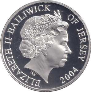 2004 PROOF SILVER FIVE POUNDS- JOHN FISHER - Silver Proof - Cambridgeshire Coins