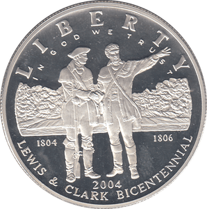 2004 SILVER 1 DOLLAR USA ( PROOF ) - SILVER WORLD COINS - Cambridgeshire Coins