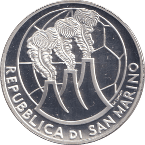 2004 SILVER 10 EURO FIFA WORLD CUP SAN MARINO ( PROOF ) - SILVER WORLD COINS - Cambridgeshire Coins