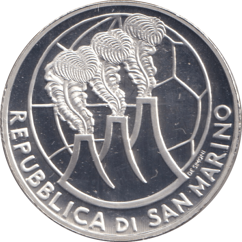2004 SILVER 10 EURO FIFA WORLD CUP SAN MARINO ( PROOF ) - SILVER WORLD COINS - Cambridgeshire Coins