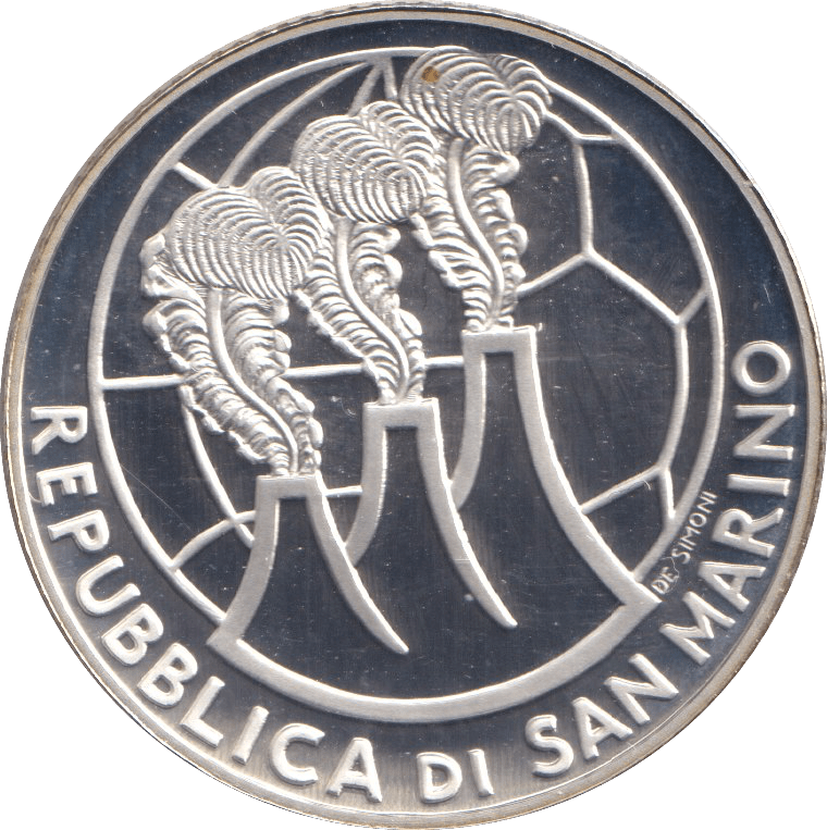 2004 SILVER 5 EURO FIFA WORLD CUP SAN MARINO ( PROOF ) - SILVER WORLD COINS - Cambridgeshire Coins