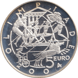 2004 SILVER OLYMPIAD 5 EURO SAN MARINO ( PROOF ) - SILVER WORLD COINS - Cambridgeshire Coins