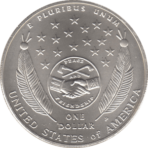 2004 SILVER PROOF COMMEMORATIVE ONE DOLLAR USA - SILVER WORLD COINS - Cambridgeshire Coins