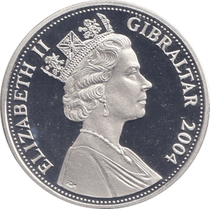 2004 SILVER PROOF FIVE POUND RETURN TO ATHENS - SILVER WORLD COINS - Cambridgeshire Coins