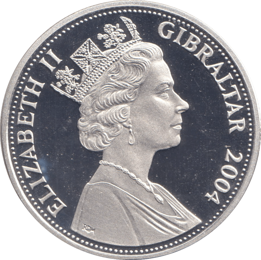 2004 SILVER PROOF FIVE POUND RETURN TO ATHENS - SILVER WORLD COINS - Cambridgeshire Coins