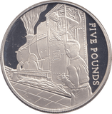 2004 SILVER PROOF FIVE POUNDS BAILIWICK OF GUERNSEY - SILVER WORLD COINS - Cambridgeshire Coins