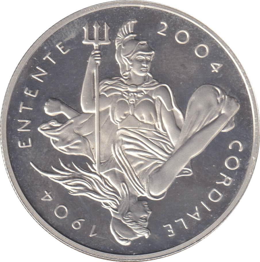 2004 SILVER PROOF FIVE POUND - SILVER WORLD COINS - Cambridgeshire Coins